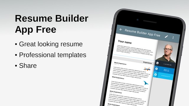 android app resume builder